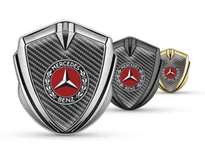 Mercedes Emblema Silicone Badge Personalizzabile Disegno Forza